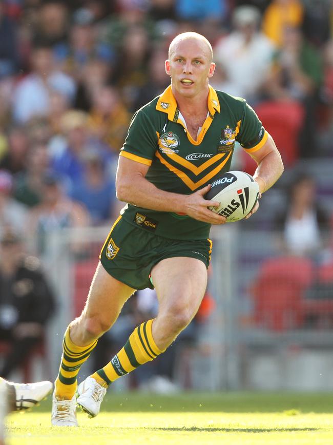 Darren Lockyer playing his last game in Australia.