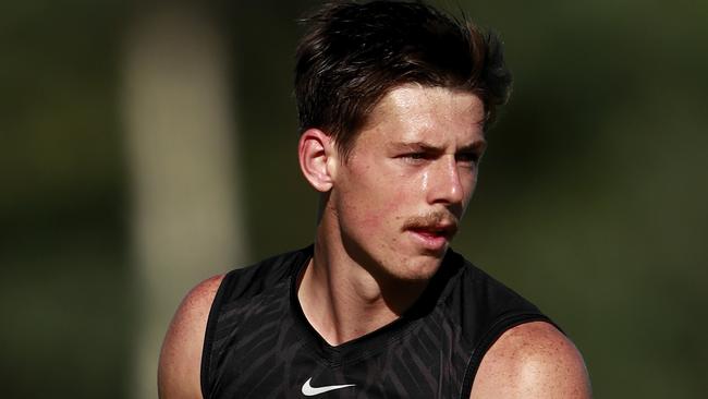 Collingwood’s Charlie Dean could rise in value quickly if he gets games early. Picture: Dylan Burns/AFL Photos via Getty Images