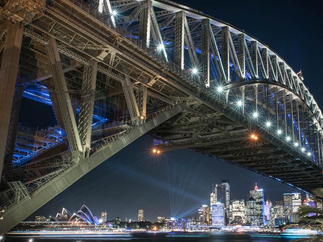 Get a delicious dinner with a view while cruising the harbour. Picture: Timothy Roberts