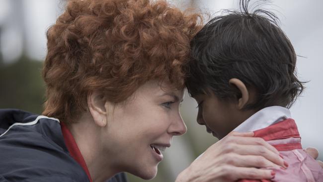 Nicole Kidman with Sunny Pawar in the critically acclaimed film Lion.