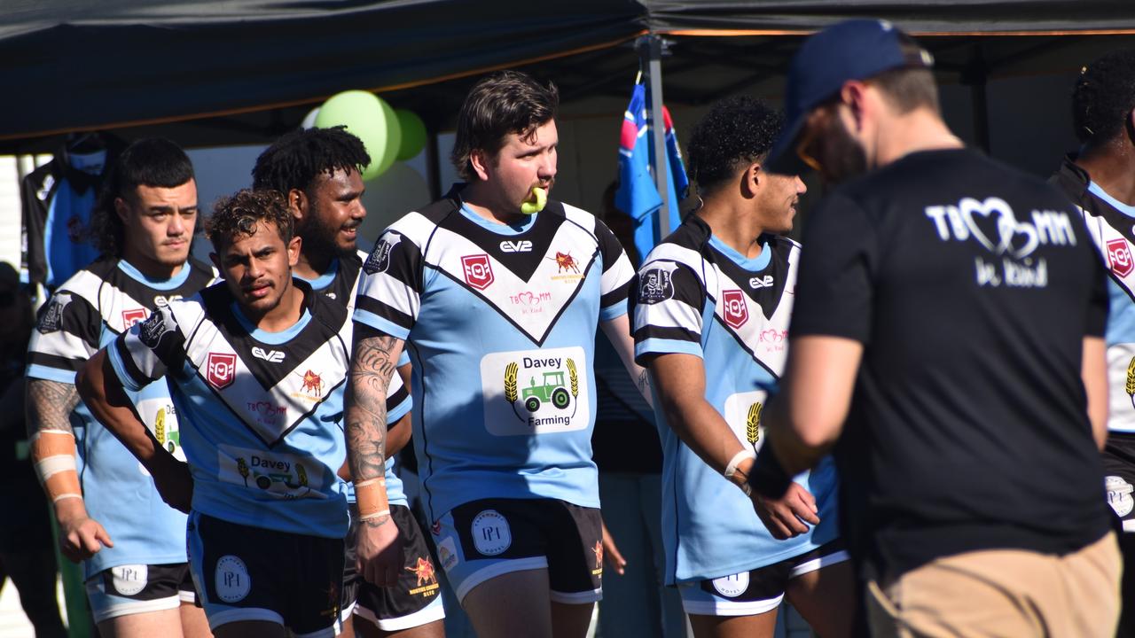 Faces of the Norths Chargers' inaugural TBMMBEKIND Day at the Gymmy Grounds, Rockhampton, on July 20, 2024.