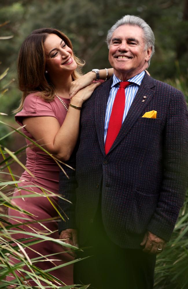 Terracini and opera singer Natalie Aroyan. Picture: Jane Dempster