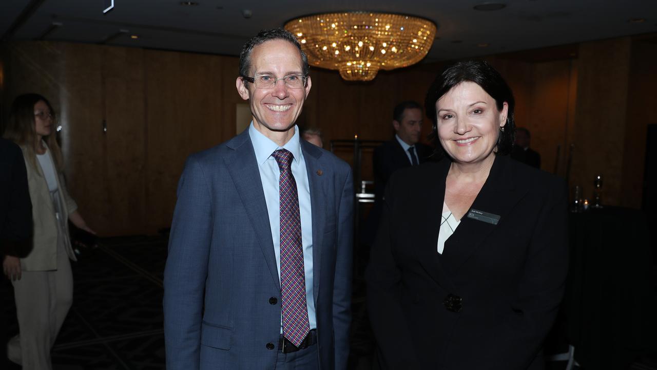 Labor MP Andrew Leigh and former NSW opposition leader Jodie McKay. Picture: John Feder/The Australian.