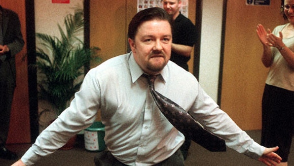 No risk of any accidental David Brent dancing at my festive party.