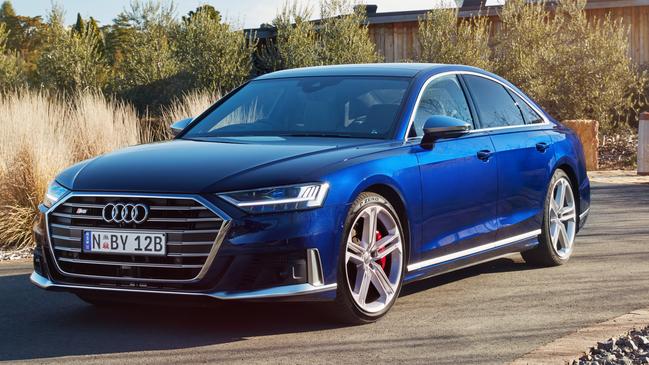 Audi’s flagship luxury sedan is fast and packed with new tech.