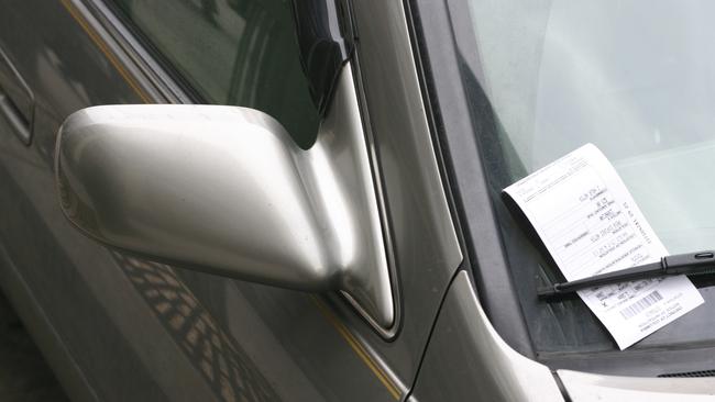 Parking ticket in downtown Washington DC. - See lightbox for more