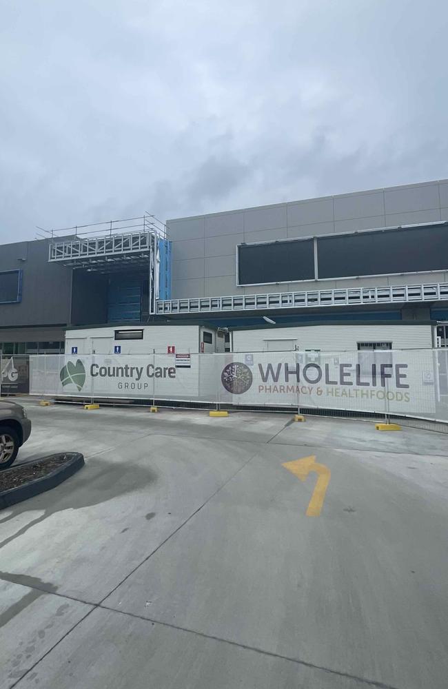 Wholelife Pharmacy and Country Care Group are expected to be moving into the soon to completed building at the SPG Centre on Boat Harbour Drive