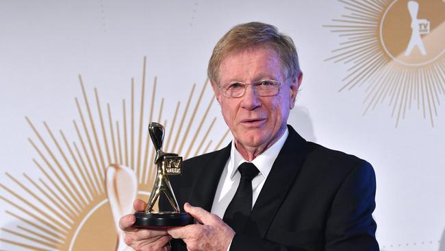 Kerry O'Brien being inducted into the Logie's Hall of Fame in 2019. He has rejected his AO.