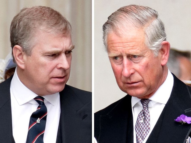 Prince Andrew and King Charles.