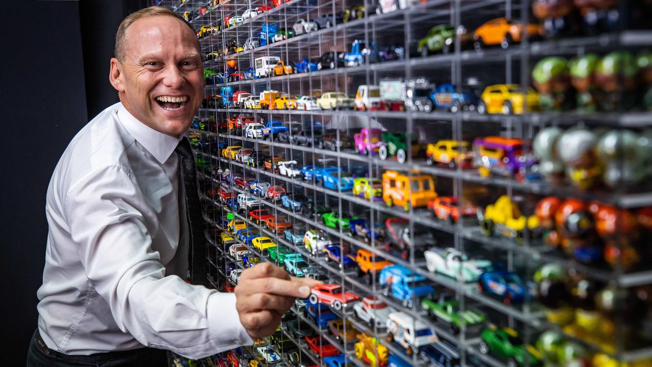 Drakes Supermarkets boss John-Paul Drake has an “addiction” to toy cars, with more than 700 models in his collection. Picture: Tom Huntley