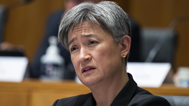 Penny Wong says viewing the Israeli-Palestinian conflict from one perspective ‘will not ­advance the cause of peace’. Picture: Martin Ollman