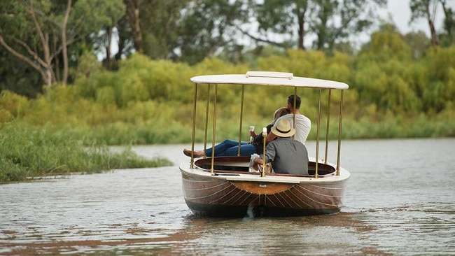 The Frames’ gondola cruise on River Murray. Picture: Italo Vardaro