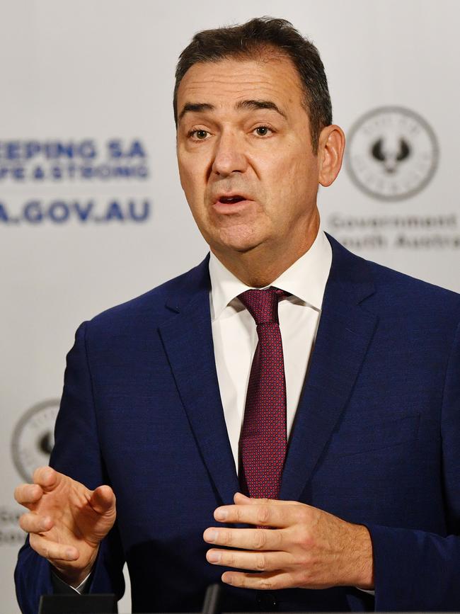 SA Premier Steven Marshall. Picture: AAP