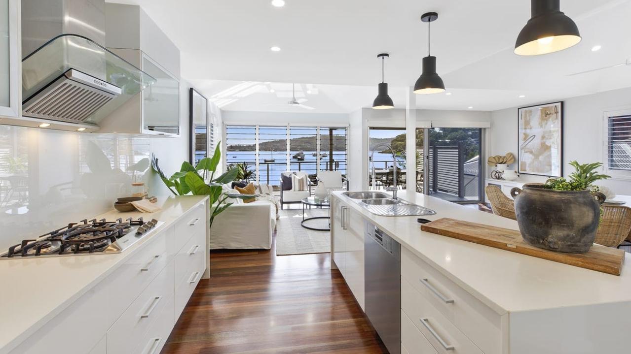 The home sits on the water’s edge. Picture: Realestate.com.au