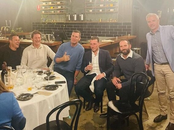 Wayne Carey was photographed at the pub. Picture: Instagram/Yours or Mine