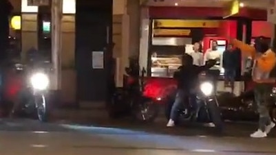 Hells Angels and Red Devils bikies were asked to leave after descending on the Richmond Club hotel.