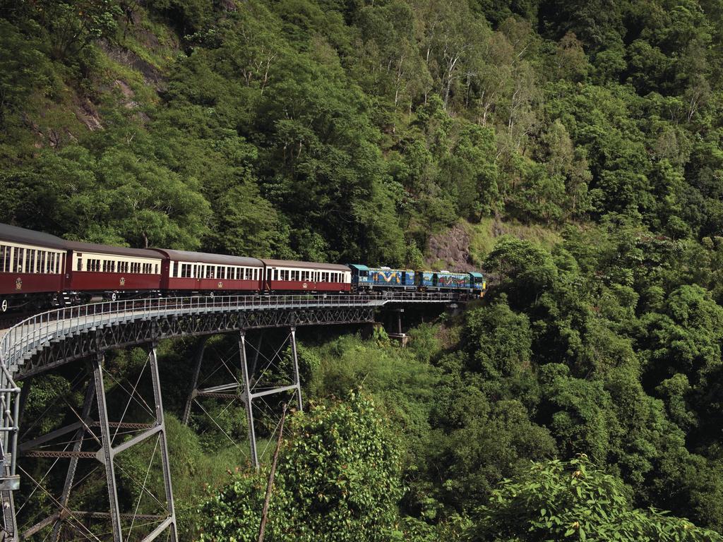 The historic Kuranda Scenic Railway takes you deep into the lush, World Heritage Listed rainforest.