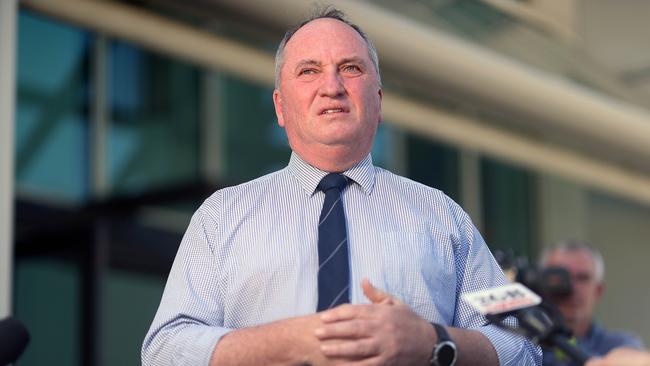 Deputy Prime Minister Barnaby Joyce says the Nationals won’t be rushed on net zero. Picture: Gary Ramage / NCA NewsWire