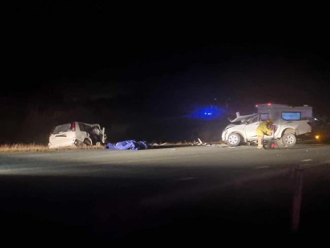 Emergency crews have attended a fatal two vehicle crash along Strathdickie Rd in the Whitsundays on Sunday, August 20, 2023. Picture: Estelle Sanchez