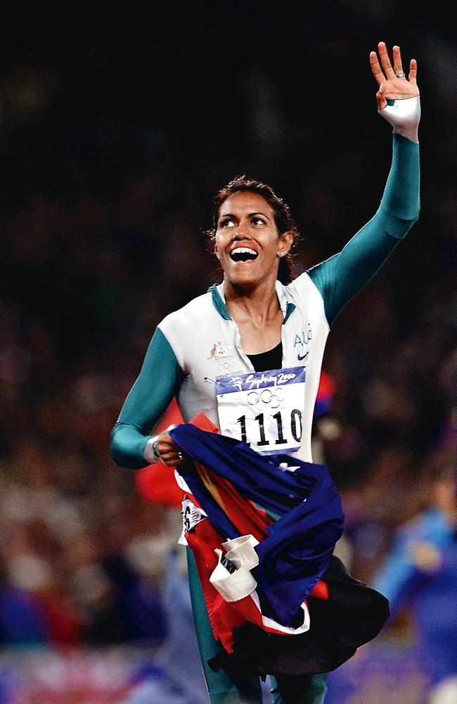 Cathy Freeman is one of the most memorable moments from the Games.