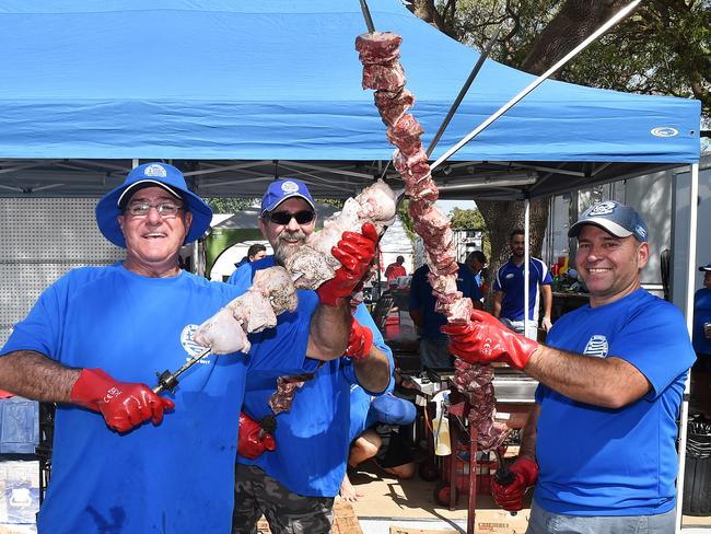 Chris Salakas, Leo Kokkinomagoulos and George Mostris at Glenti. PICTURE: Katrina Bridgeford