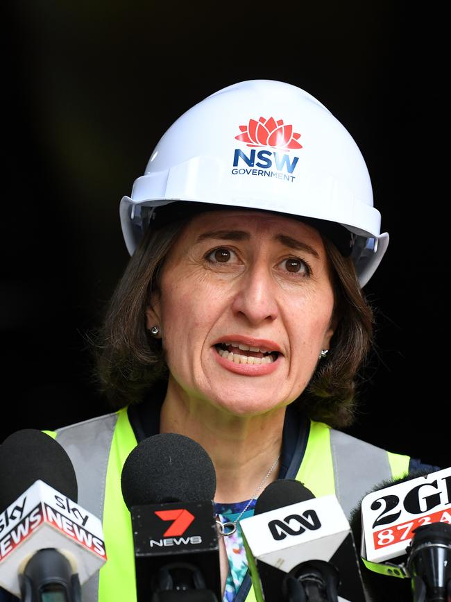 Premier Gladys Berejiklian has made big promises on schools, hospitals and childcare Picture: AAP 