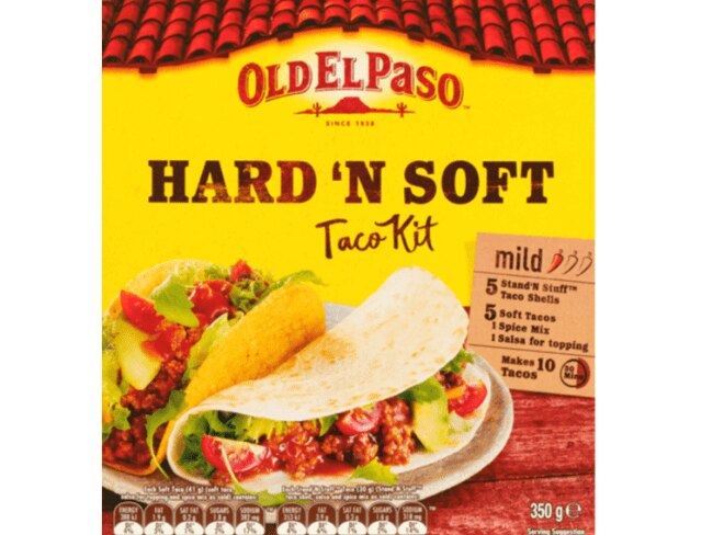 Old El Paso Hard N Soft Taco Kit Sold At Coles Woolworths And Iga Stores Across Australia 0558