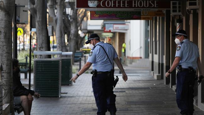 Police on patrol on the streets of Dubbo.Picture NCA Newswire / Dean Marzolla