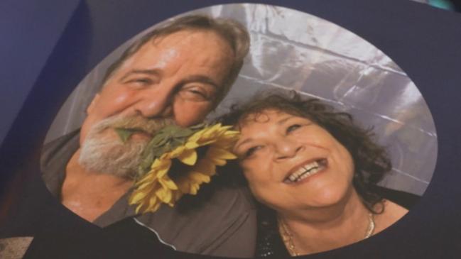 Linford Feick was farewelled on Wednesday. Picture: ABC POOL