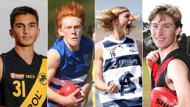 Ashton Moir, Luke Harvey, Jack Delean and Max Michalanney are among the young SA footballers selected in the under-17 state squad.