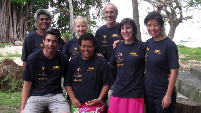 Health professionals worked alongside nurses in Fiji and teach them skills to provide care to villagers.