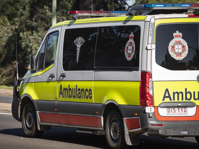 Generic ambulance, QAS, Queensland Ambulance Service, emergency services, Thursday, August 29, 2024. Picture: Kevin Farmer