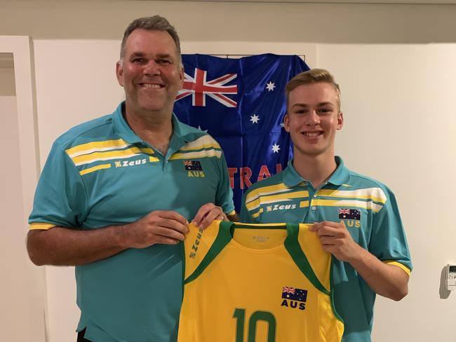 King's Christian College Volleyball Captain Ari Klein has been selected to represent Australia in the ARAFURA Games. Photo: Supplied