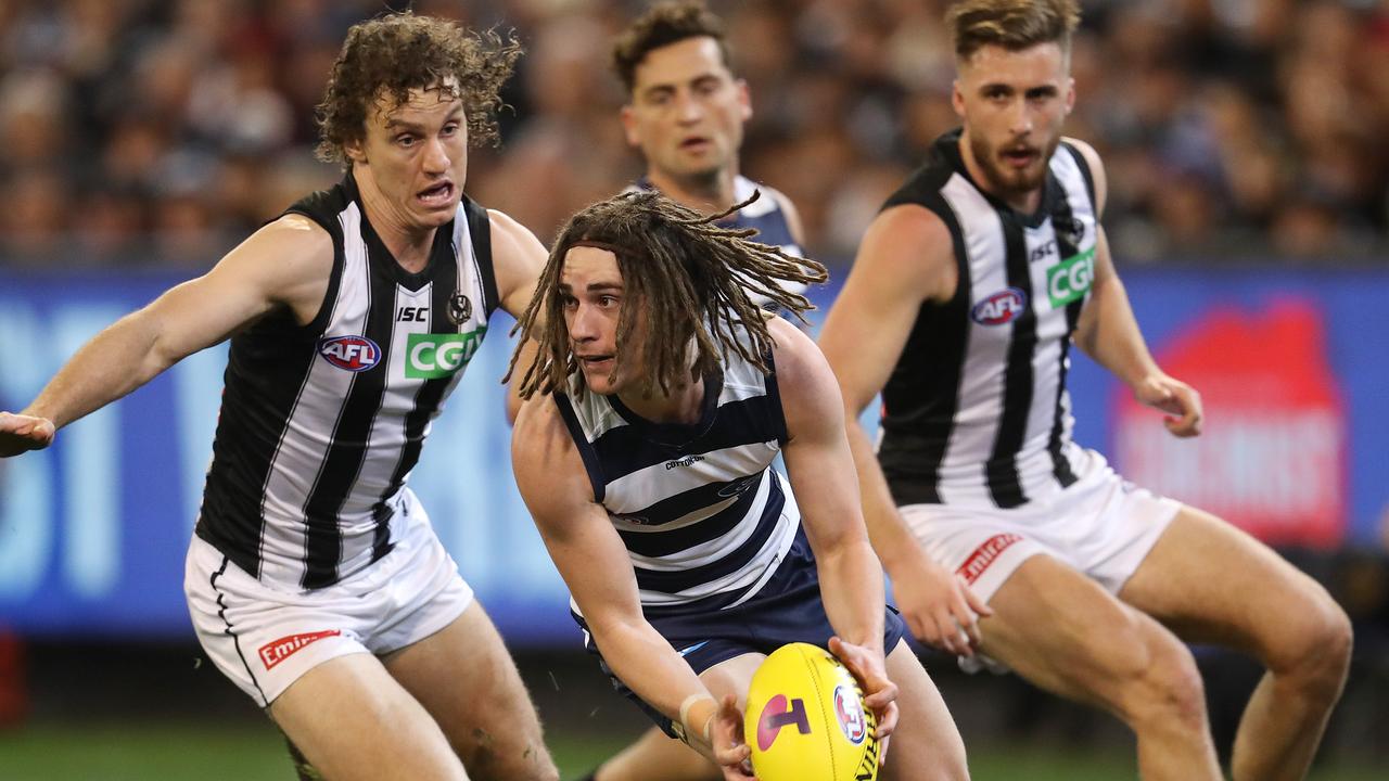 Collingwood is happy to play games in Geelong in 2020. Picture: Michael Klein