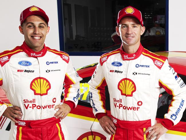 Dick Johnson Racing Supercars.** EMBARGO FOR FRIDAYS PAPERS 6/11 ** Shell V-Power Racing Team announce 2021 driver line up - Anton De Pasquale and Will Davison.Picture: NIGEL HALLETT