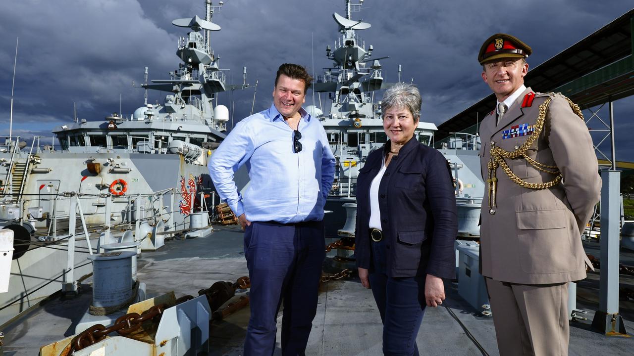 UK Minister Armed Forces James Heappey visits HMAS Cairns | Daily Telegraph