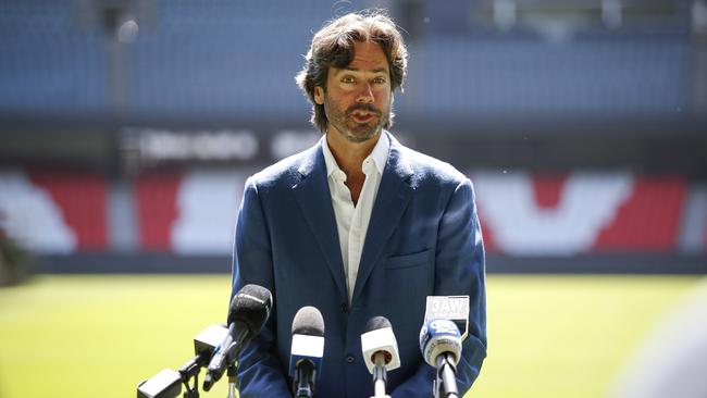 AFL chief executive Gillon McLachlan agreed to revamped TV deals. Picture: Getty Images