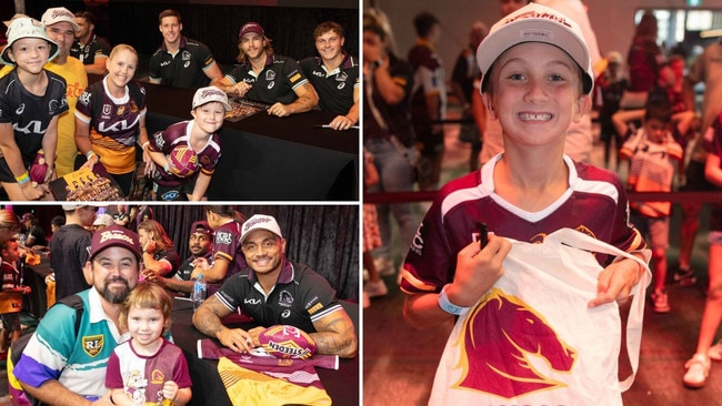 The Star in Brisbane was a sea of maroon on Sunday for the Broncos Fan Fest.