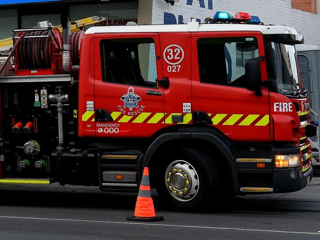 A gas leak has closed Valley St, Oakleigh South. Picture: Nicole Garmston