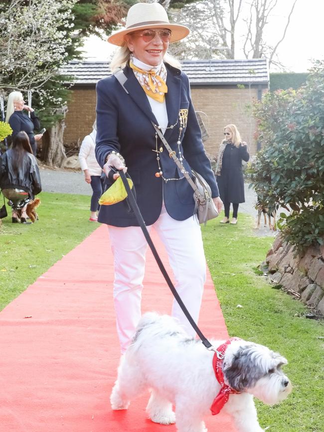 The event was held at her Mt Eliza home. Picture: Rosanna Farachi.