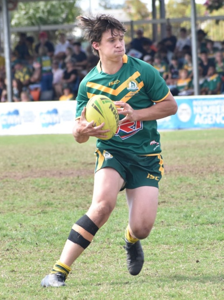 Rockhampton District Secondary Schools Rugby League grand finals, Year 10A, St Brendan’s College versus Emmaus College Browne Park, September 10, 2022.