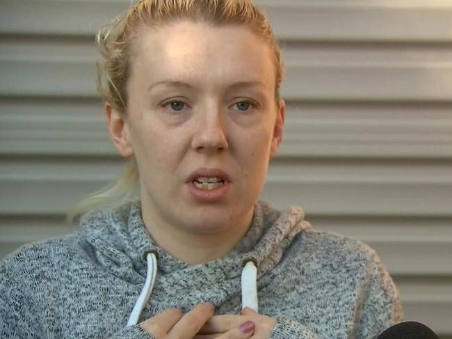 Zoe Buhler who was charged by police on Thursday morning. Picture: Channel 9