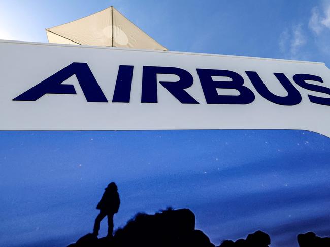 An Emirates Airbus A380 flew on 100 per cent sustainable aviation fuel in a demonstration flight in November. Picture: Giuseppe Cacace/AFP