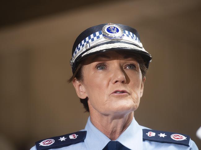 Police Commissioner Karen Webb says these ‘cowardly monsters’ are making a choice. Picture: Jeremy Piper