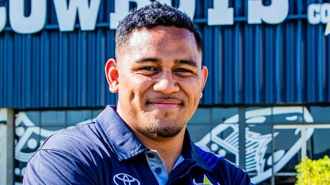 North Queensland Cowboys recruit Viliami Vailea arrives in North Queensland. Picture: North Queensland Cowboys Facebook.