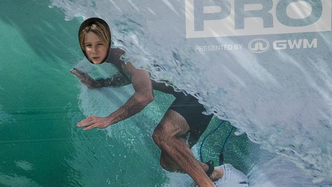 Tanner Hobson at the Gold Coast Pro, Burleigh Heads. Picture: Glenn Campbell
