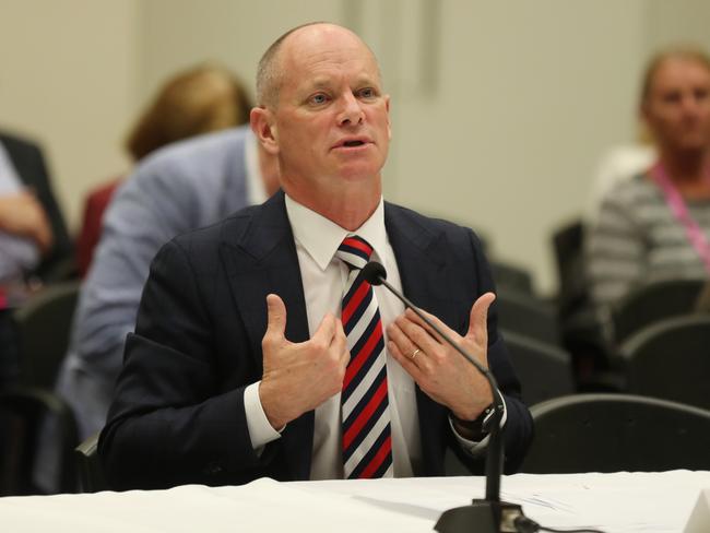 Campbell Newman at Parliament. Pic Annette Dew