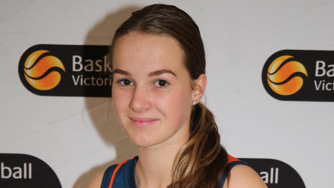 Georgia McBean has made the step up from the under 16s team. Photo: Basketball Victoria.