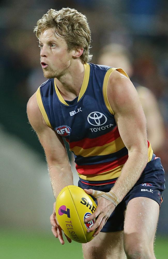 Rory Sloane has stood up after Patrick Dangerfield left the Crows. Picture: Michael Klein