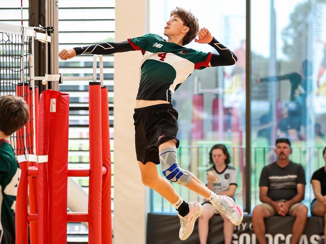 Junior Schools Cup volleyball 2023. Pic:  Rogue Gun Photography